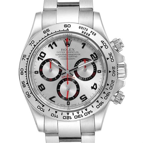 rolex daytona silver racing dial - 116509 box